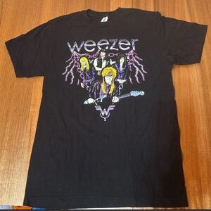 Weezer Hella Mega Tour T-Shirt 2021 Size M Black Band Tee Medium